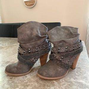 Beautiful studded booties